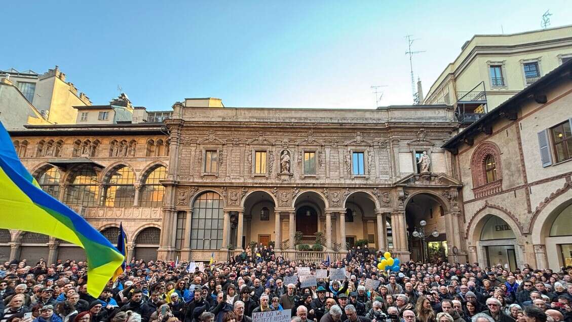 A Milano in piazza per l'Ucraina,'subito nell'Unione europea'