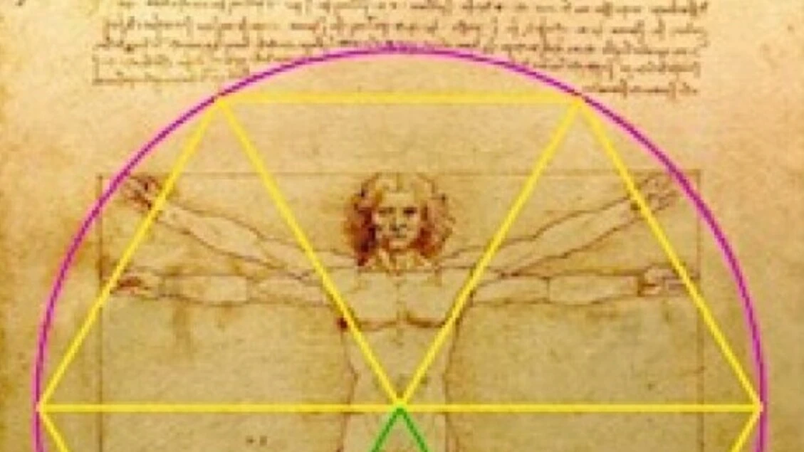 Leonardo, in un triangolo il mistero dell'Uomo Vitruviano