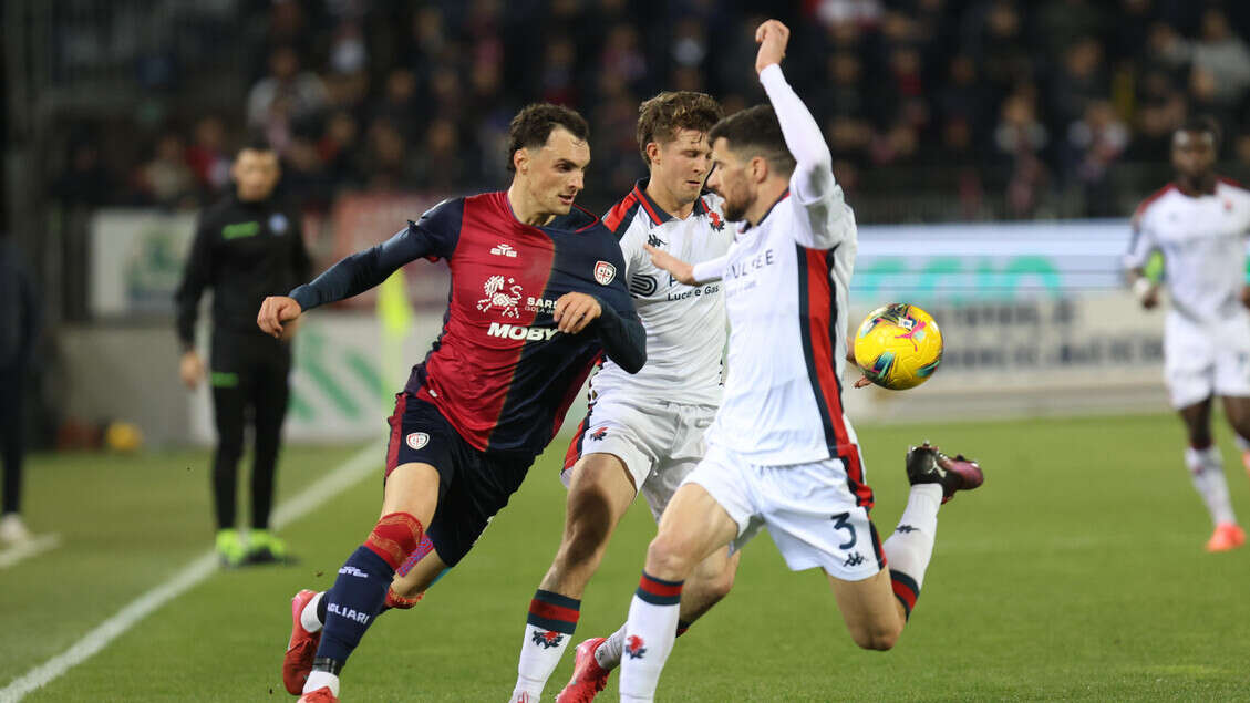 Serie A: Cagliari-Genoa termina 1-1 CRONACA e FOTO