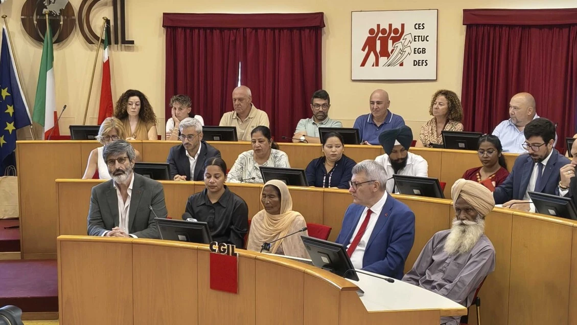 Cgil, Landini incontra i familiari di Satnam Singh