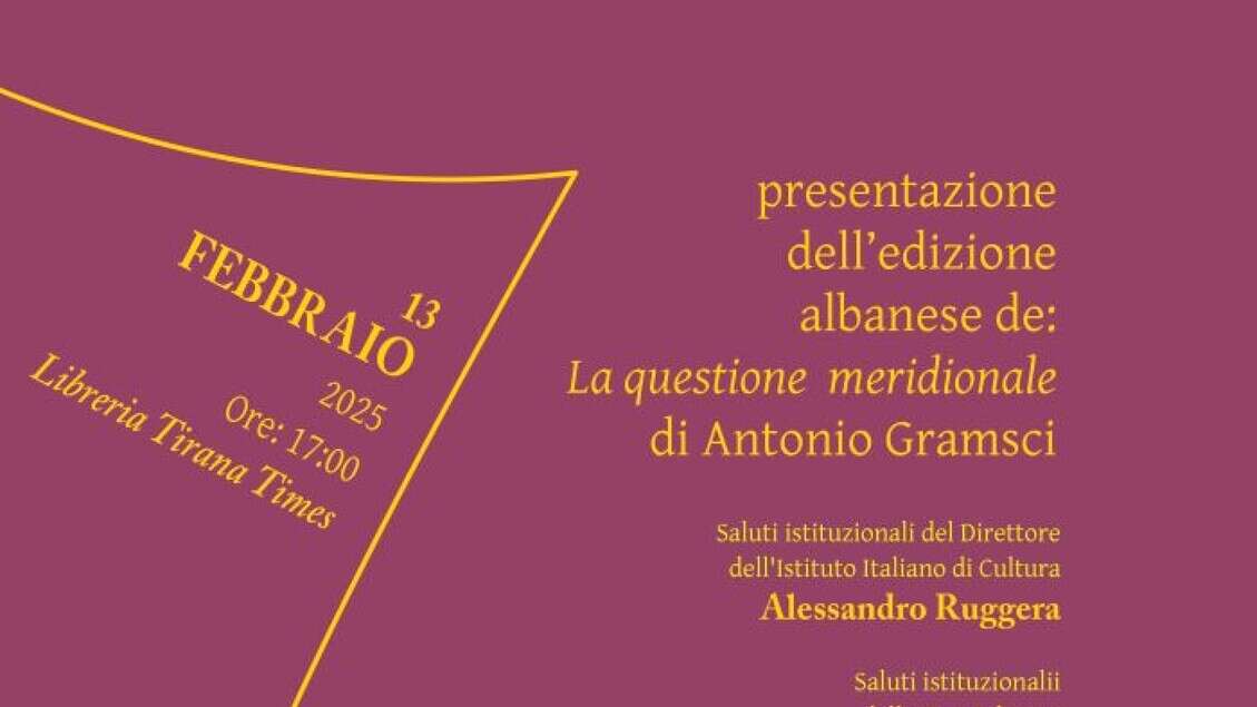 'La questione meridionale' di Gramsci pubblicata in Albania