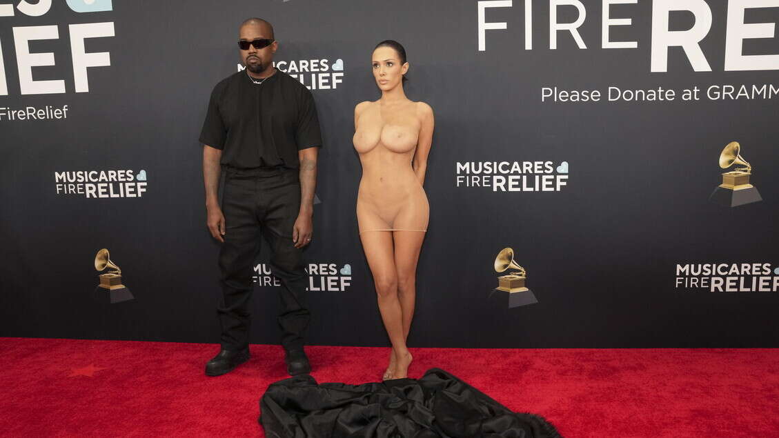 Media, Kanye West e Bianca Censori 