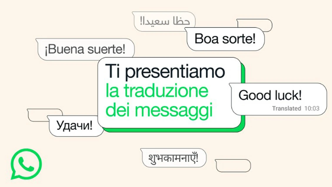 Su WhatsApp arrivano le traduzioni dei messaggi in tempo reale