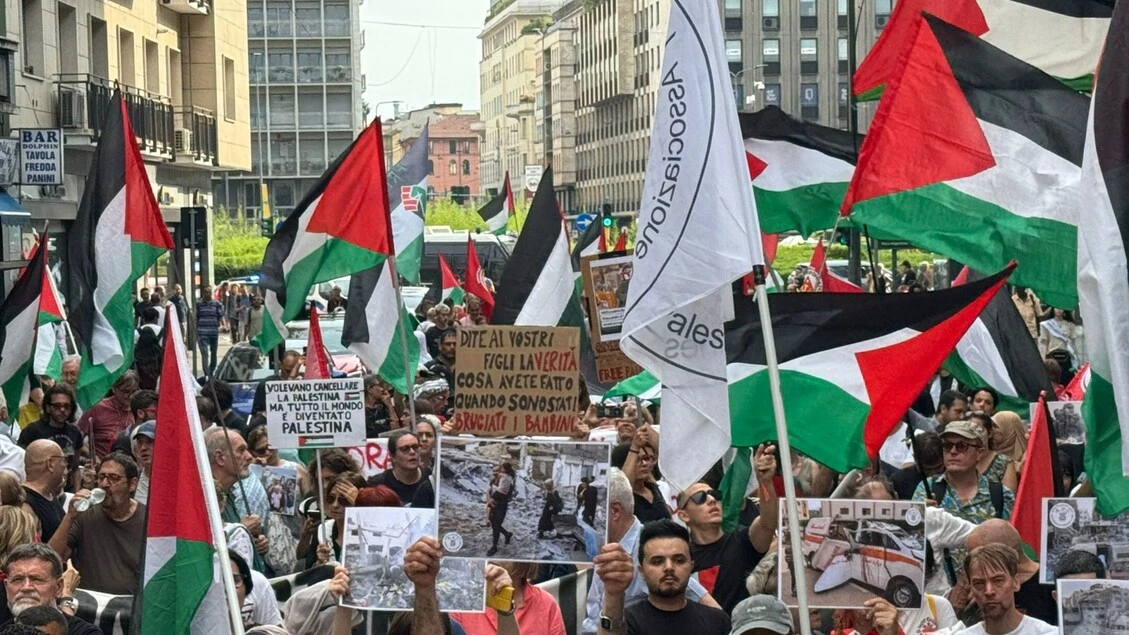 Non si fermano proteste per Gaza, manifestazione a Milano