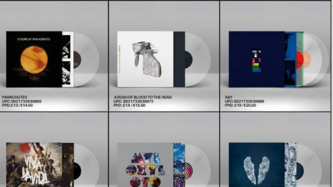 I Coldplay ripubblicano i loro album in formato ecorecord