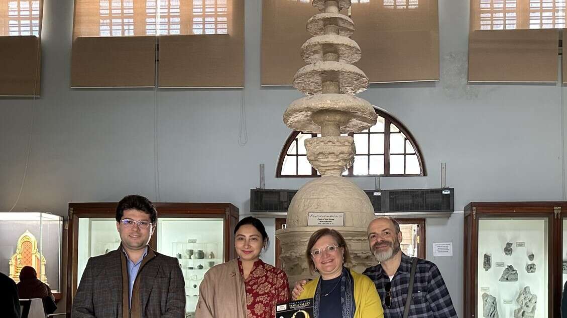 Ambasciatrice in Pakistan Armellin visita il museo di Taxila