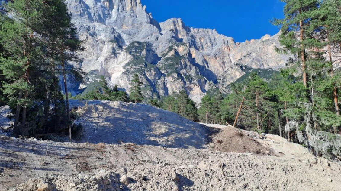 Frana in Cadore, ipotesi rete di sensori sulle masse instabili