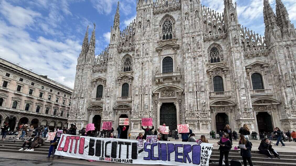 'Non una di meno' lancia a Milano sciopero e corteo dell'8 marzo