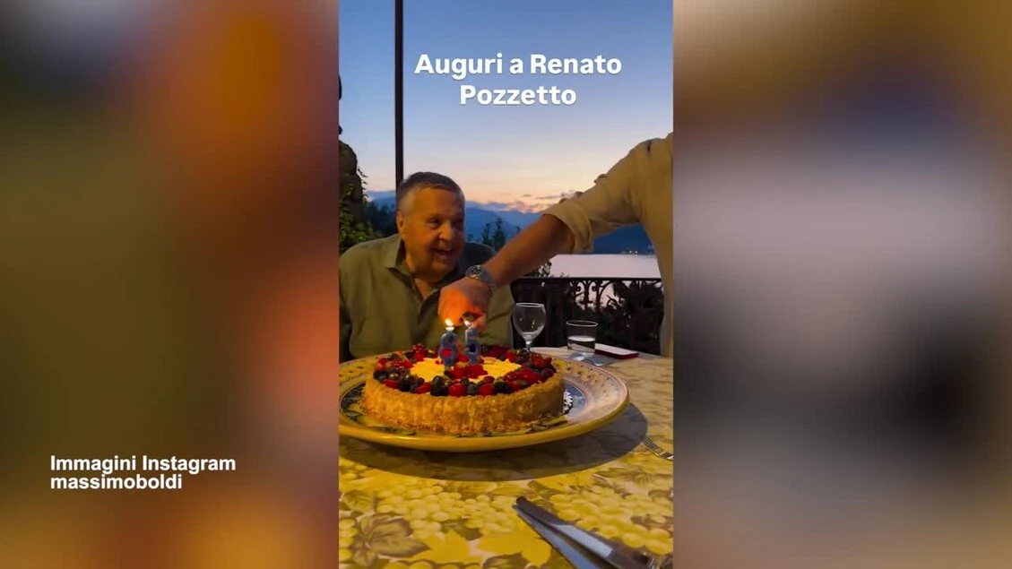 Renato Pozzetto compie 85 anni, alla festa anche Massimo Boldi