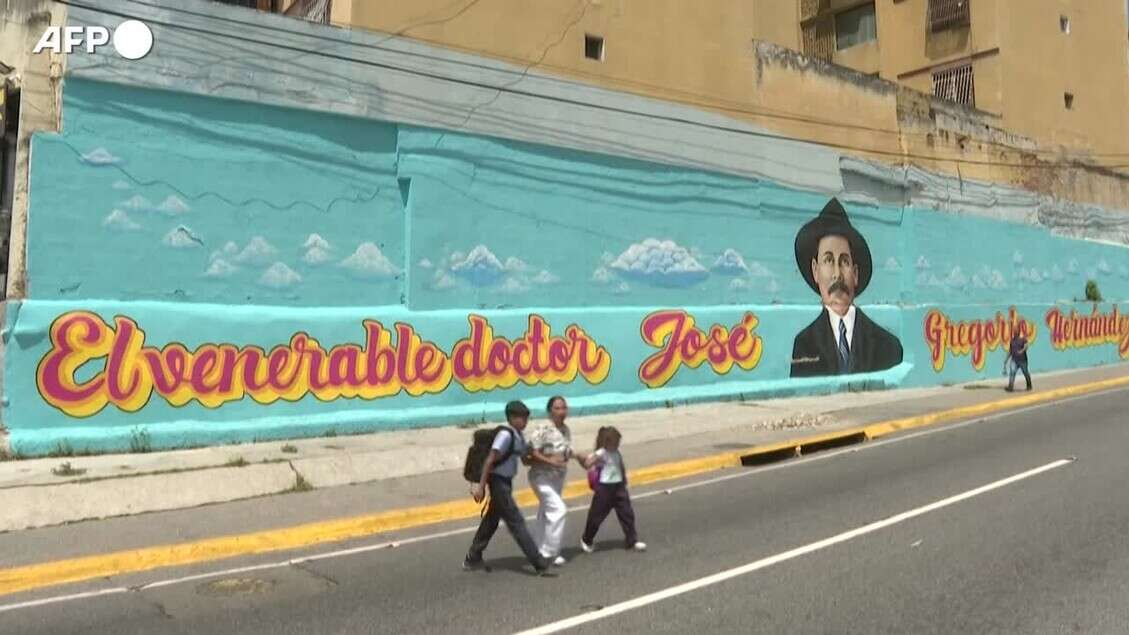 A Caracas un murale dedicato al primo santo del Venezuela