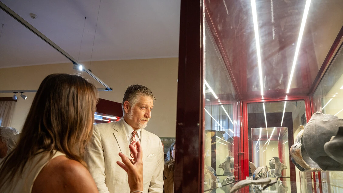 La memoria dell'acqua, Giuli inaugura mostra scoperte a Bolsena