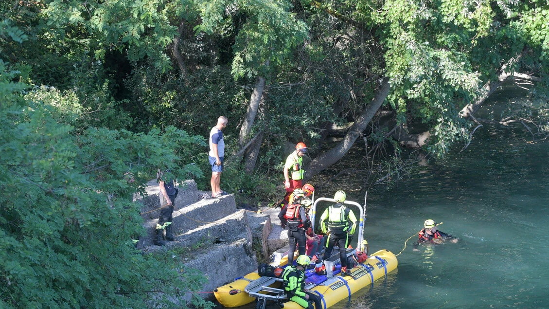 Concluse senza esito le ricerche di due ragazzi in un fiume nel Bresciano