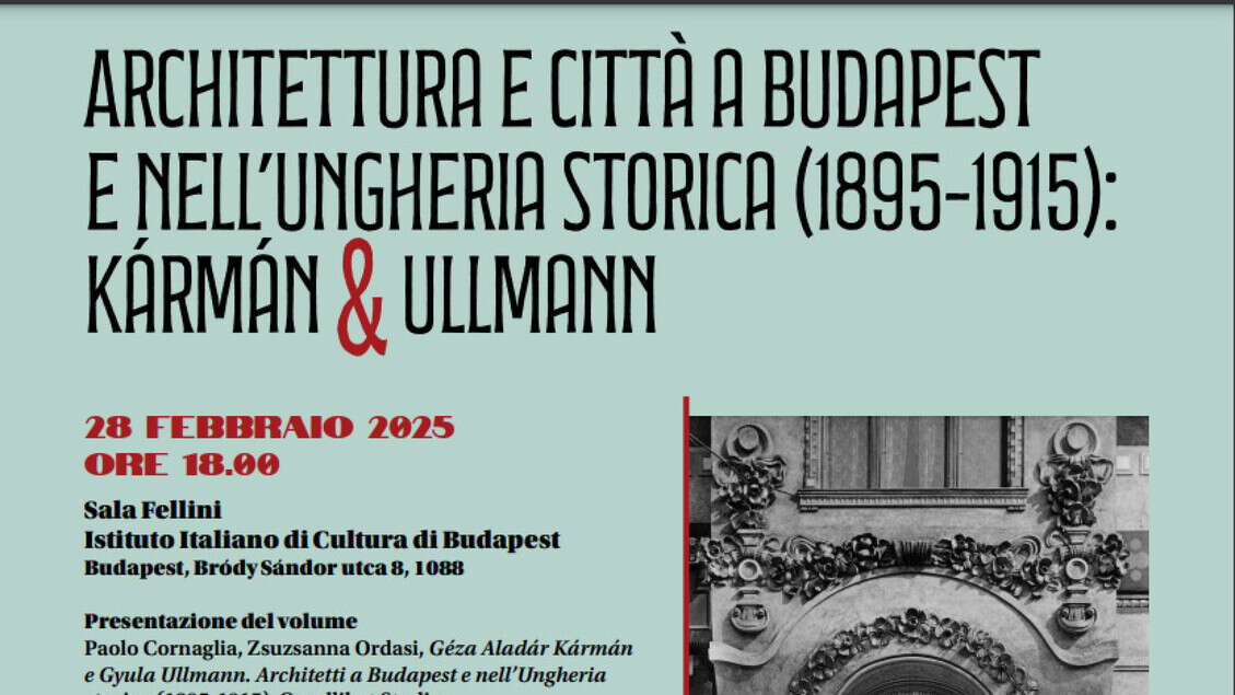 Presentato il libro 'Architetti a Budapest'