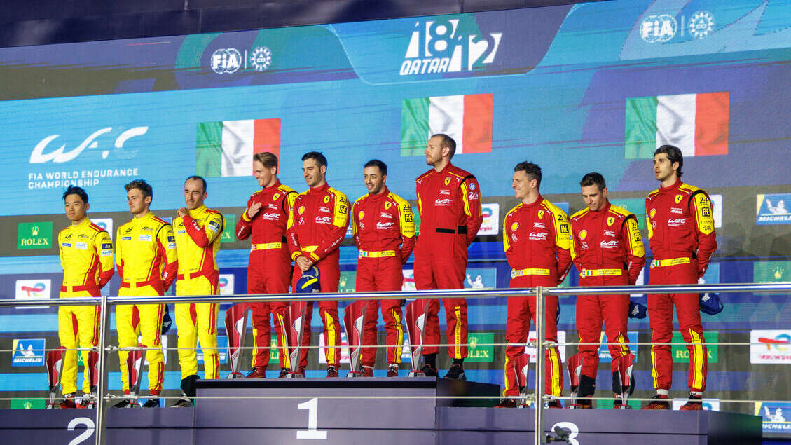 Fia World Endurance, storica tripletta Ferrari in Qatar