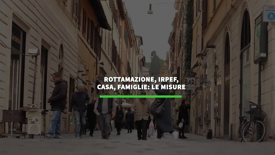 Rottamazione, Irpef, casa, famiglie: le misure