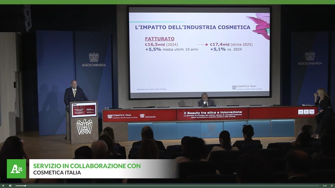 La cosmetica italiana punta ai 17,4 miliardi di fatturato nel 2025