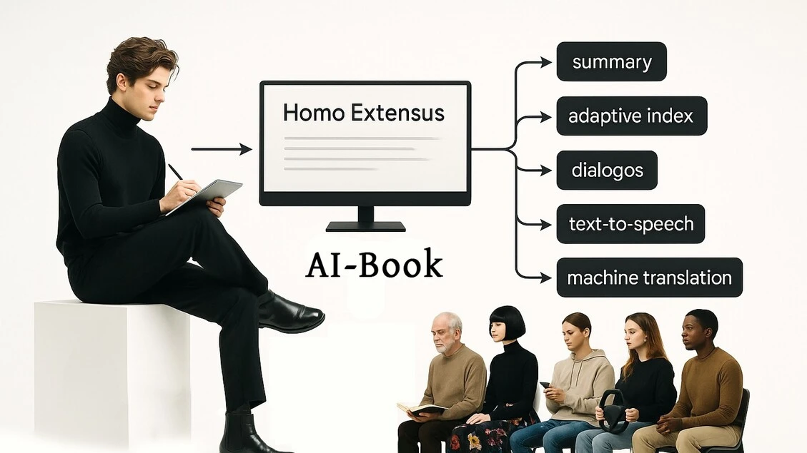 Homo Extensus, l'AI-Book che esplora l'evoluzione del pensiero