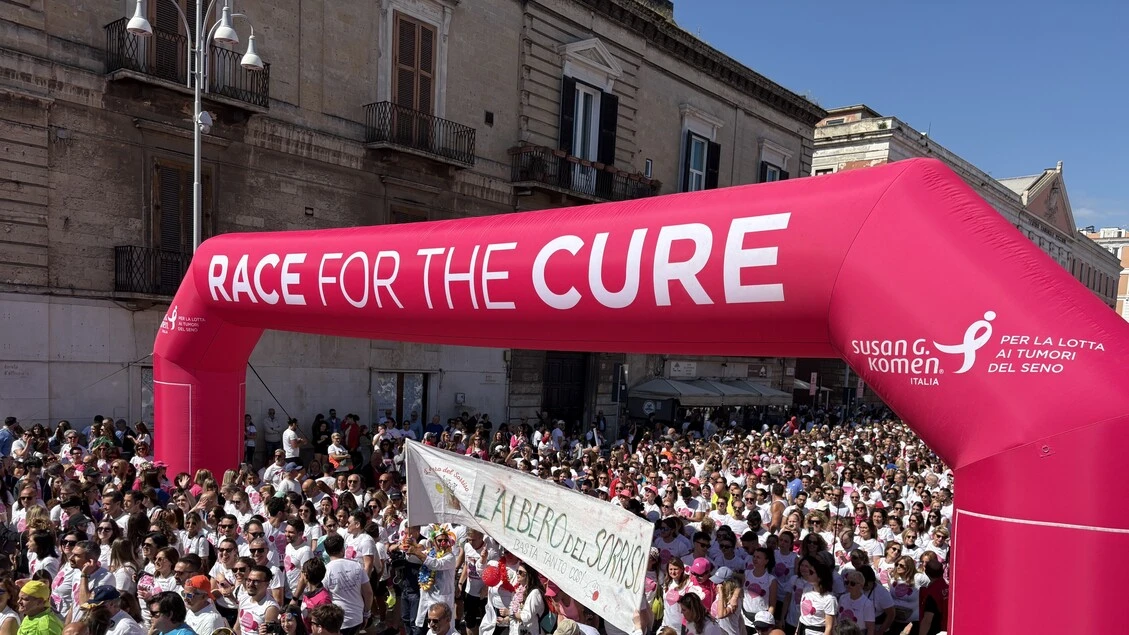 In 25mila a Bari per Race for the cure, lotta al tumore al seno