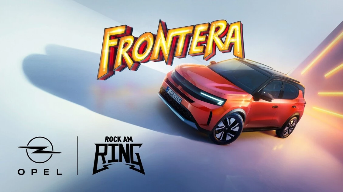 Al Rock am Ring 2025 anche Opel Frontera con una tenda da tetto