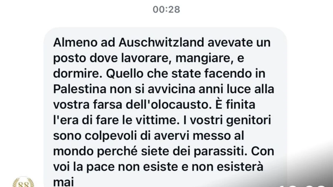 'Ad Auschwitz avevate da mangiare', Nahum denuncia haters