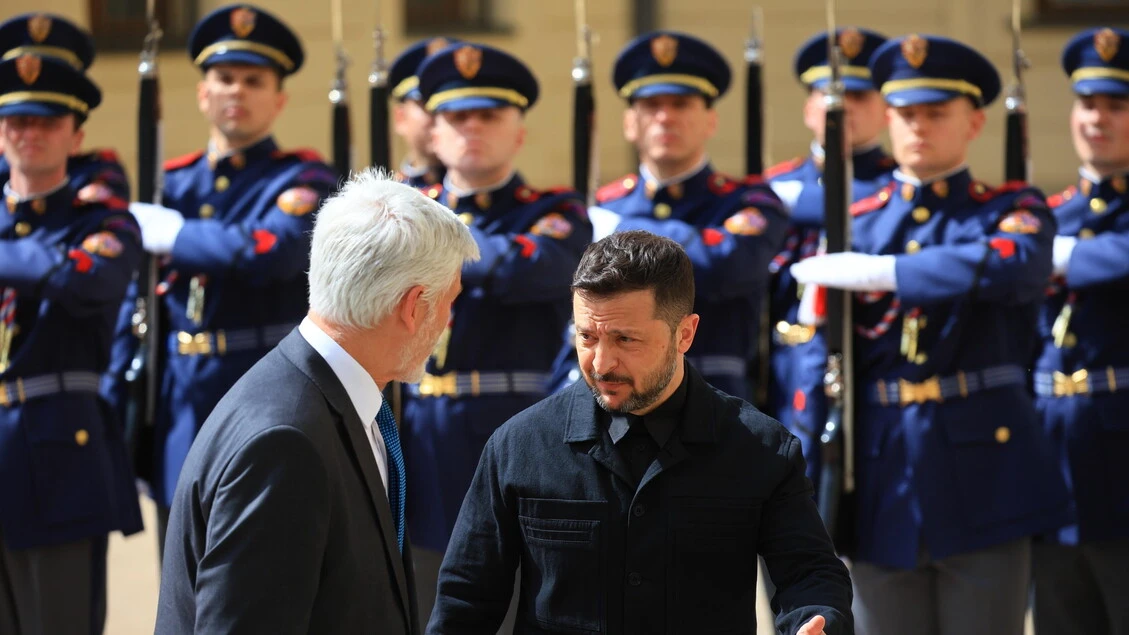 Zelensky nella Repubblica Ceca, 'grazie per il vostro sostegno'