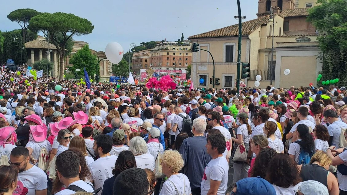 Race for the Cure, Roma colorata di rosa con 150mila partecipanti