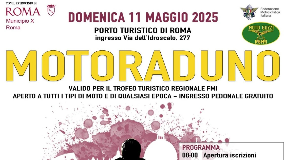 L'11 maggio Motoraduno e Parata al porto turistico di Ostia