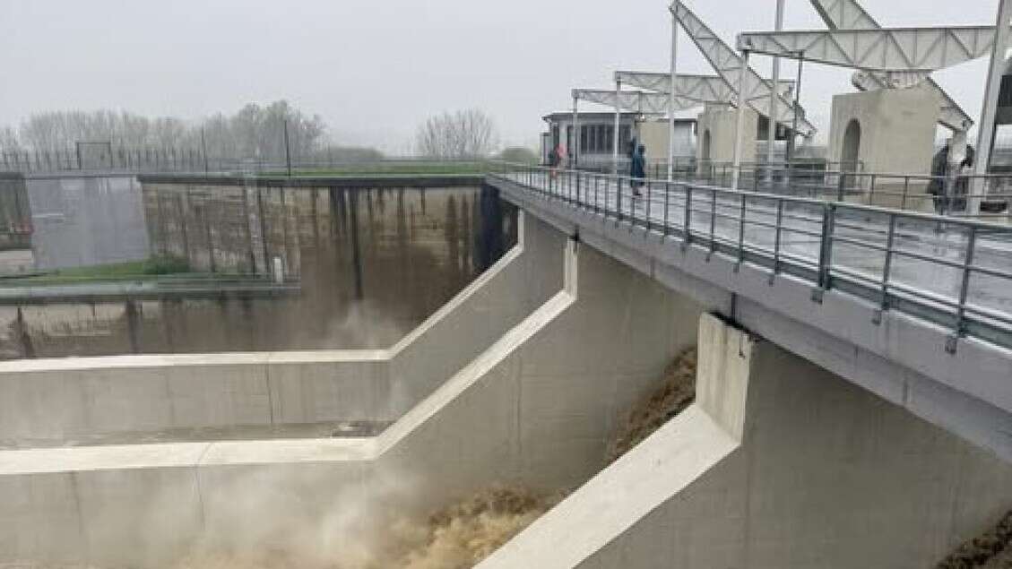 Scolmatore d'Arno da ieri ha tolto 30 milioni di mc di acqua