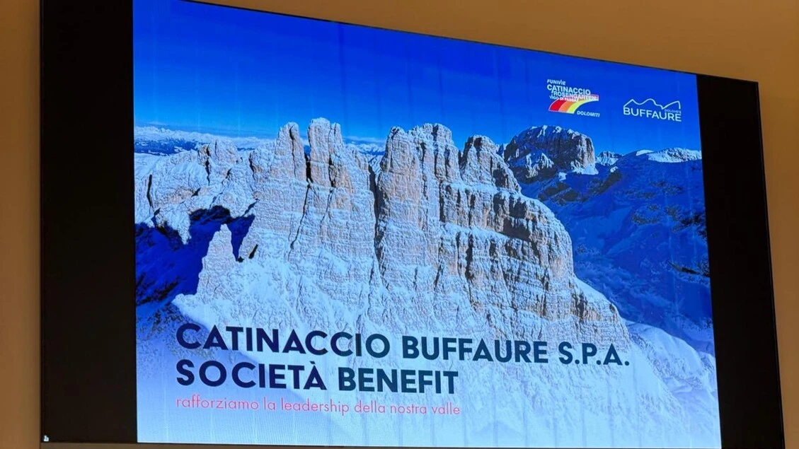 Funivie, nasce la Catinaccio Buffaure spa Società Benefit