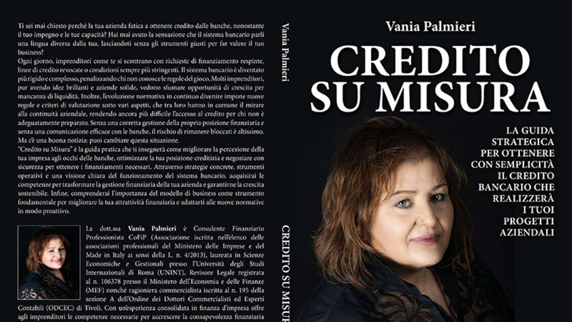 Vania Palmieri lancia il Bestseller “Credito Su Misura”