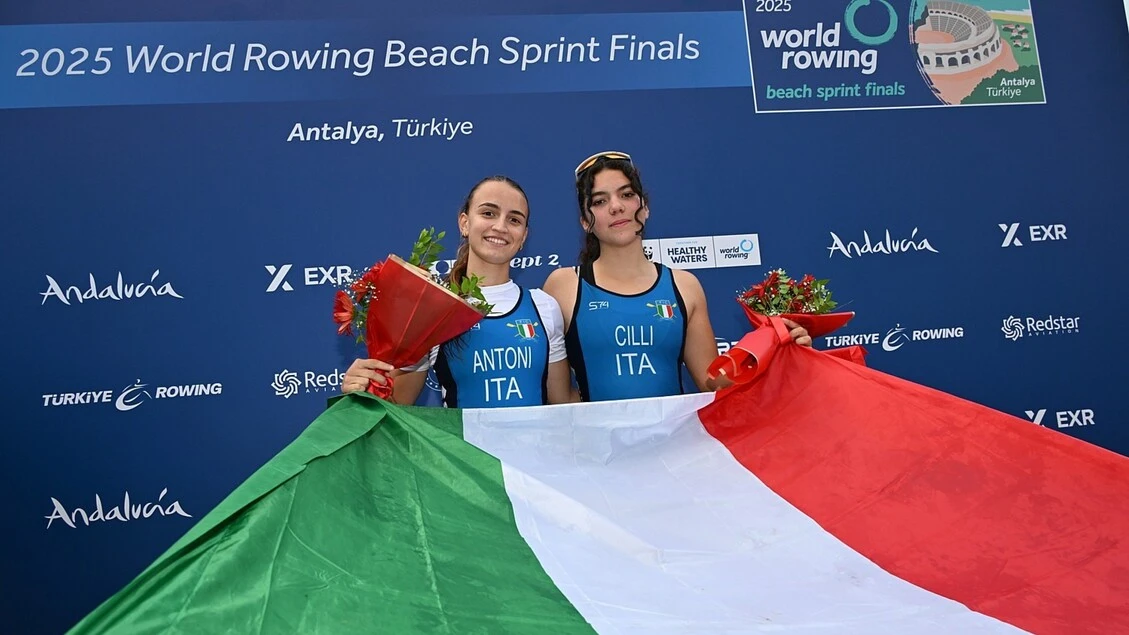 Mondiali canottaggio beach sprint, due bronzi per i doppi U19