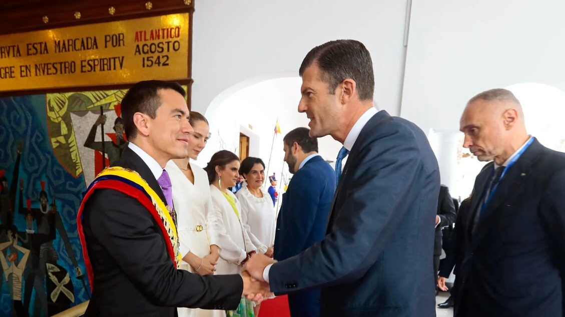 Silli in Ecuador per l'insediamento del presidente Noboa