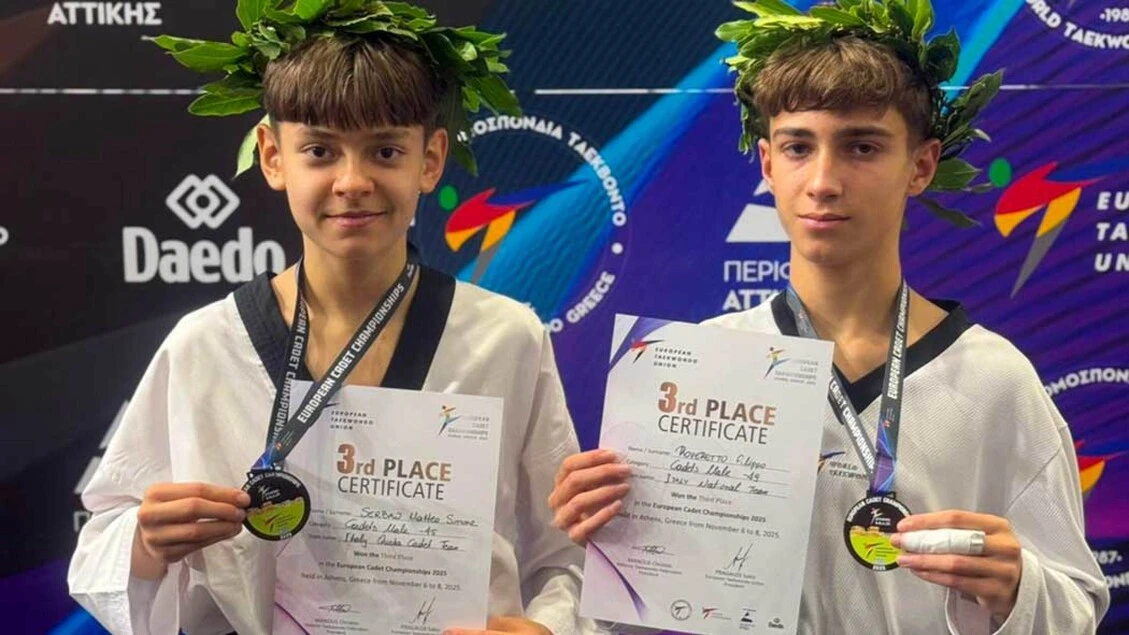 Taekwondo: due bronzi azzurri a European Cadet Championships