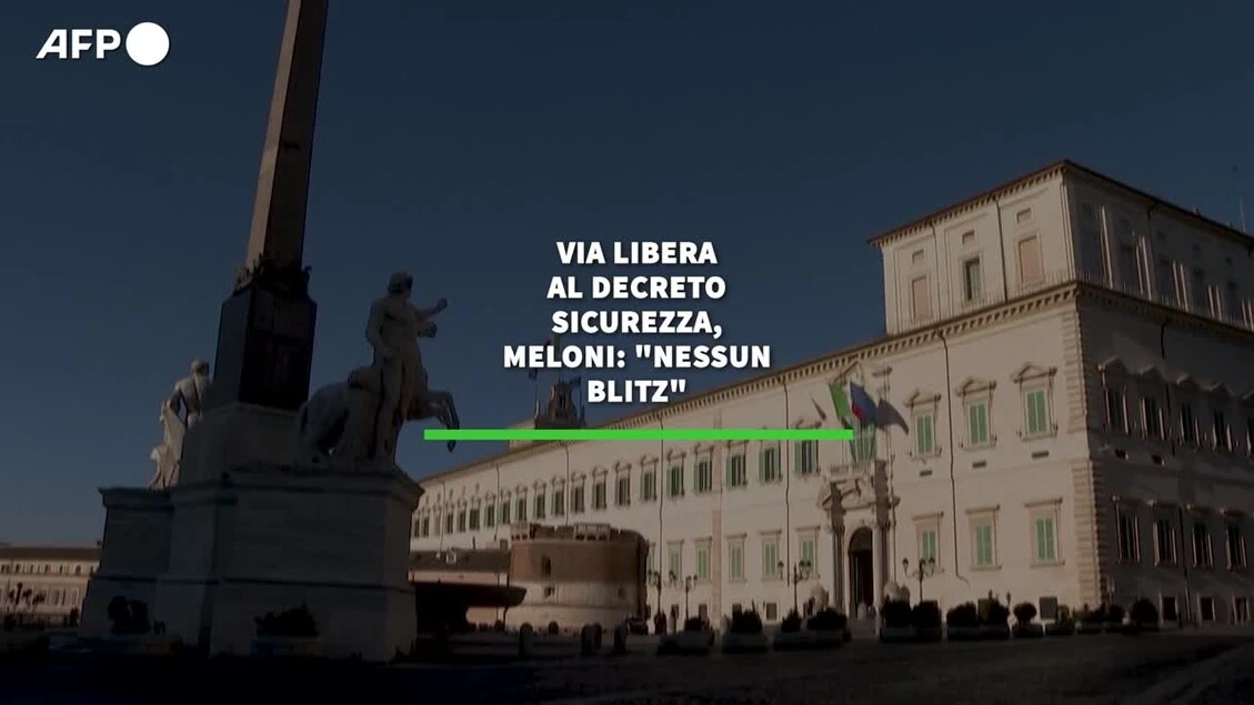 Via libera al decreto sicurezza, Meloni: 