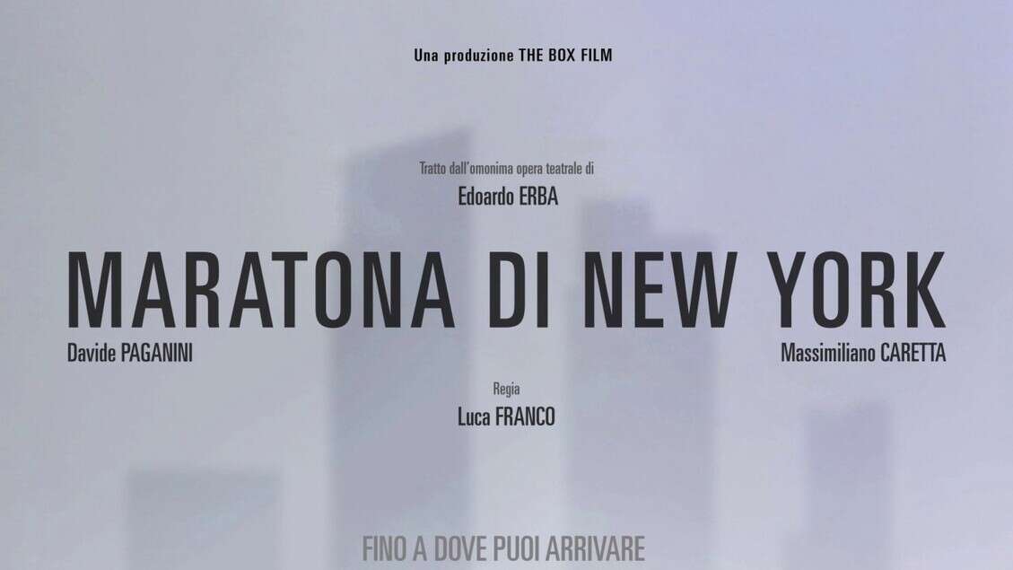 Debutta a Genova il film 'Maratona di New York'