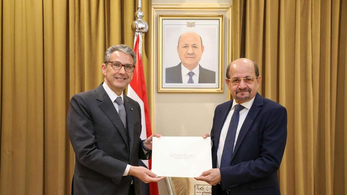 Ambasciatore Baldocci presenta le credenziali a ministro Yemen