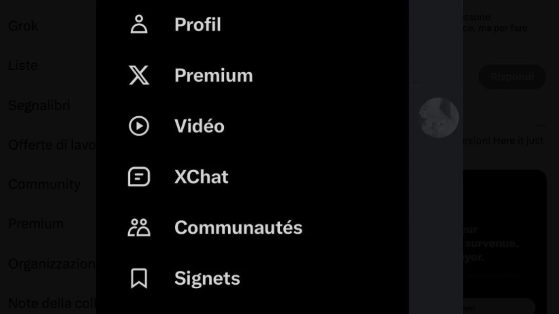 X elimina i messaggi sicuri e prepara una nuova app di chat