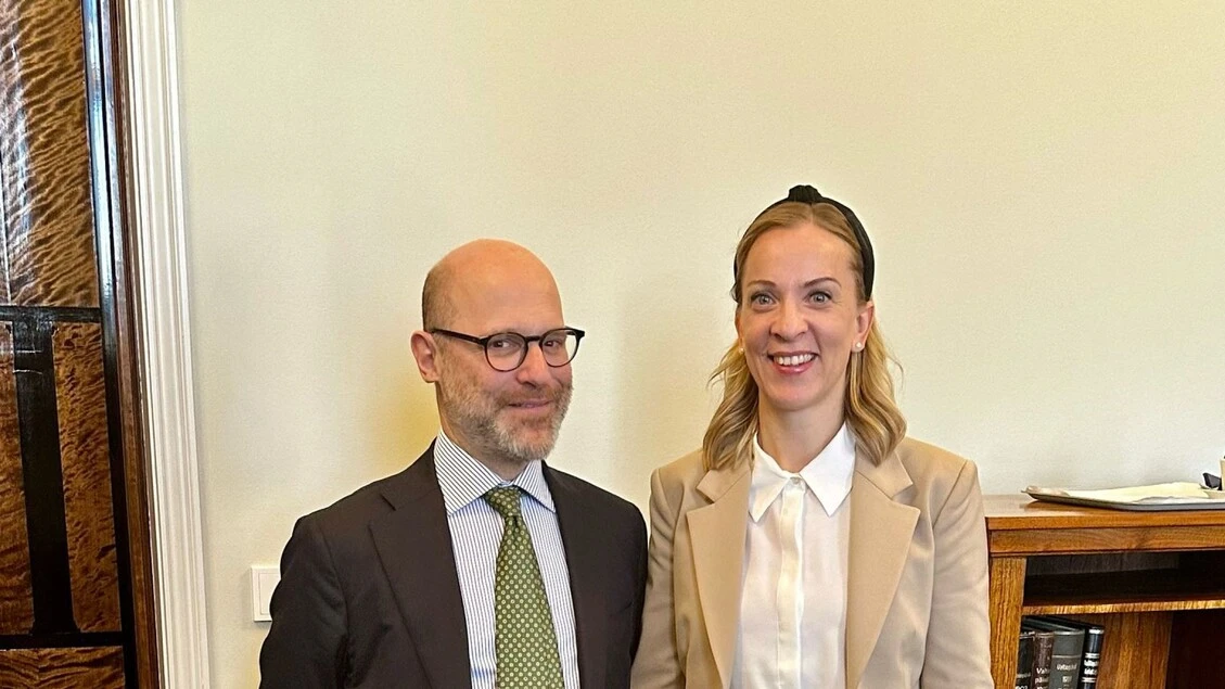 Incontro tra l'Ambasciatore italiano a Helsinki e ministra Sport