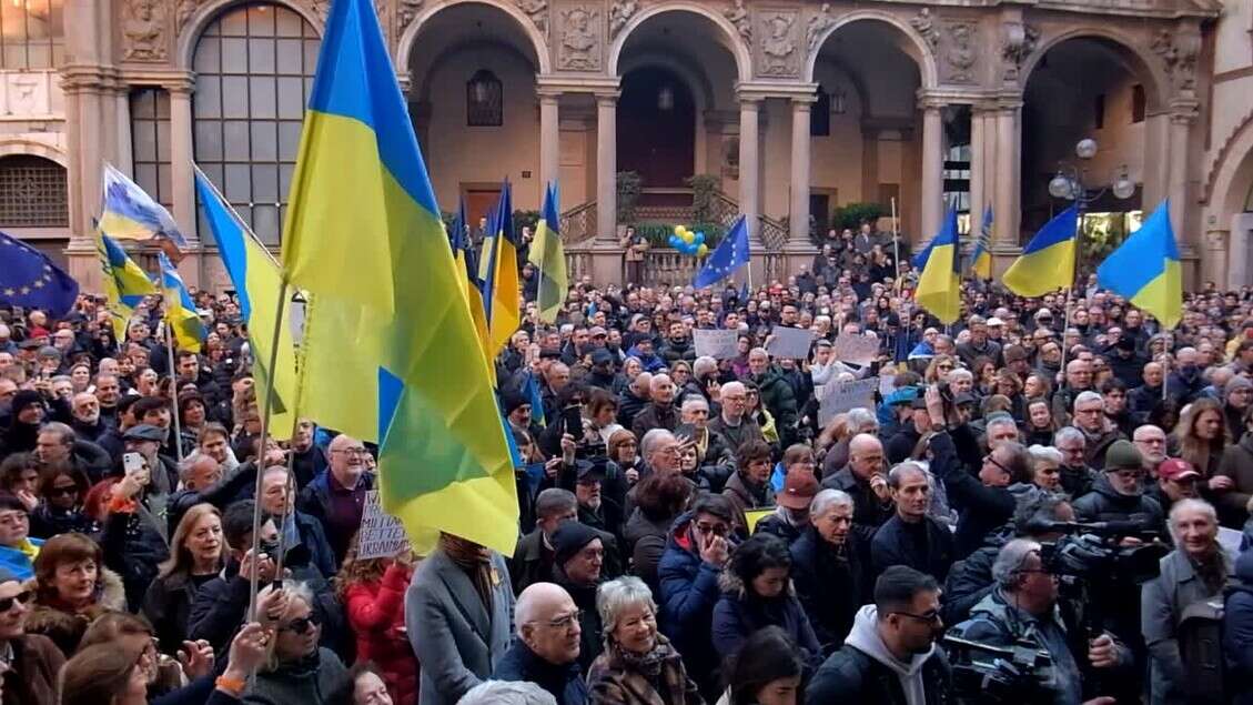 Milano, manifestazione pro-Ucraina: 