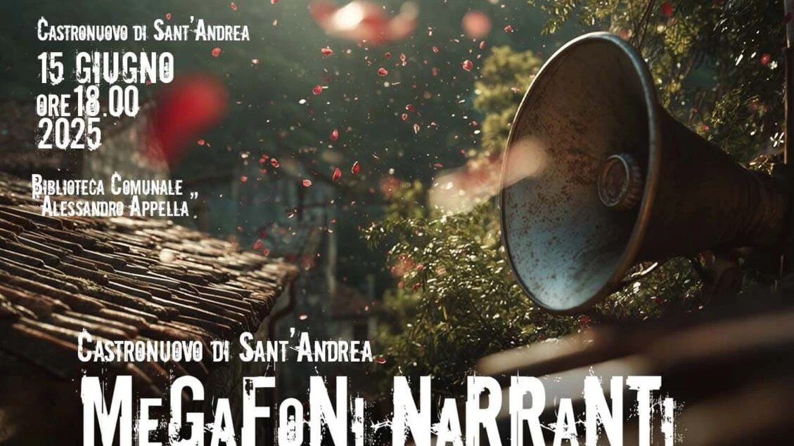 Con i 'Megafoni' di Silvio Giordano il borgo si fa narrante