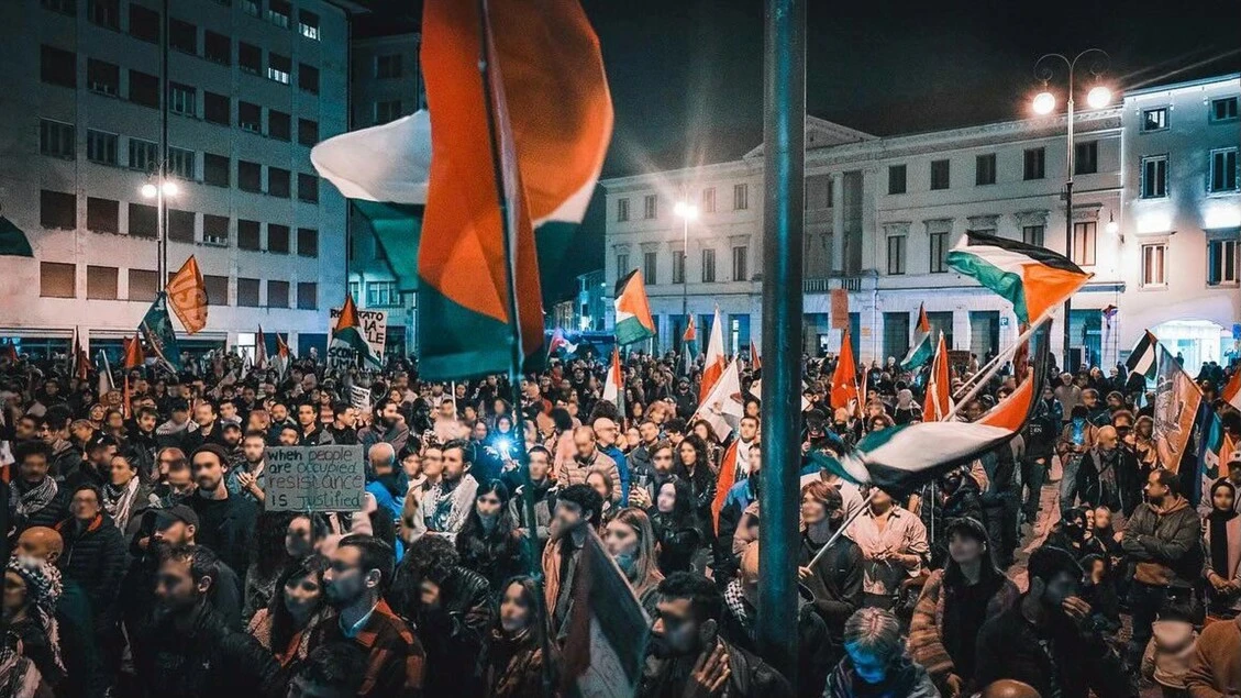 Si riaccende la protesta Italia-Israele a Udine