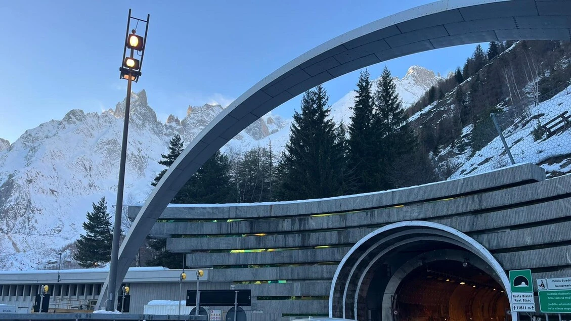 Traforo Monte Bianco chiuderà dal primo settembre al 12 dicembre