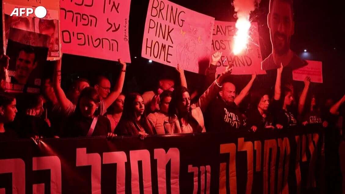 Israele, nuova manifestazione a Tel Aviv per il rilascio degli ostaggi