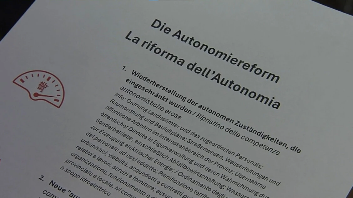 Autonomia Trentino-Alto Adige, presentato il ddl costituzionale di riforma