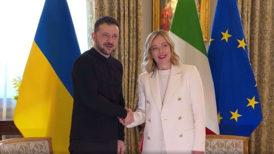 Zelensky, con Meloni incontro produttivo per piano di pace