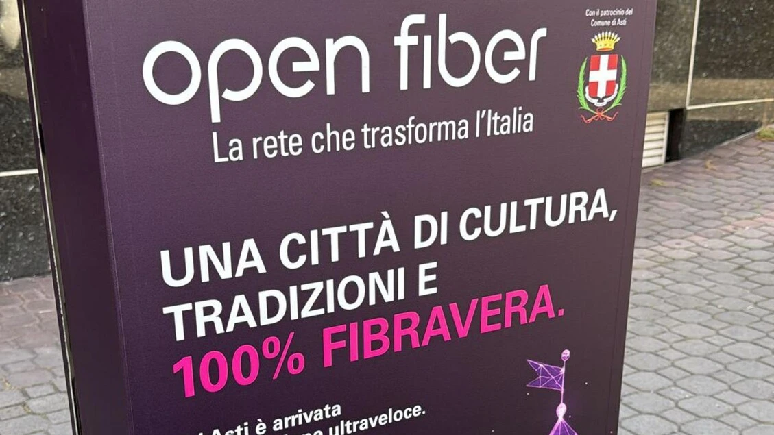 Ad Asti i cabinet Open Fiber raccontano la città