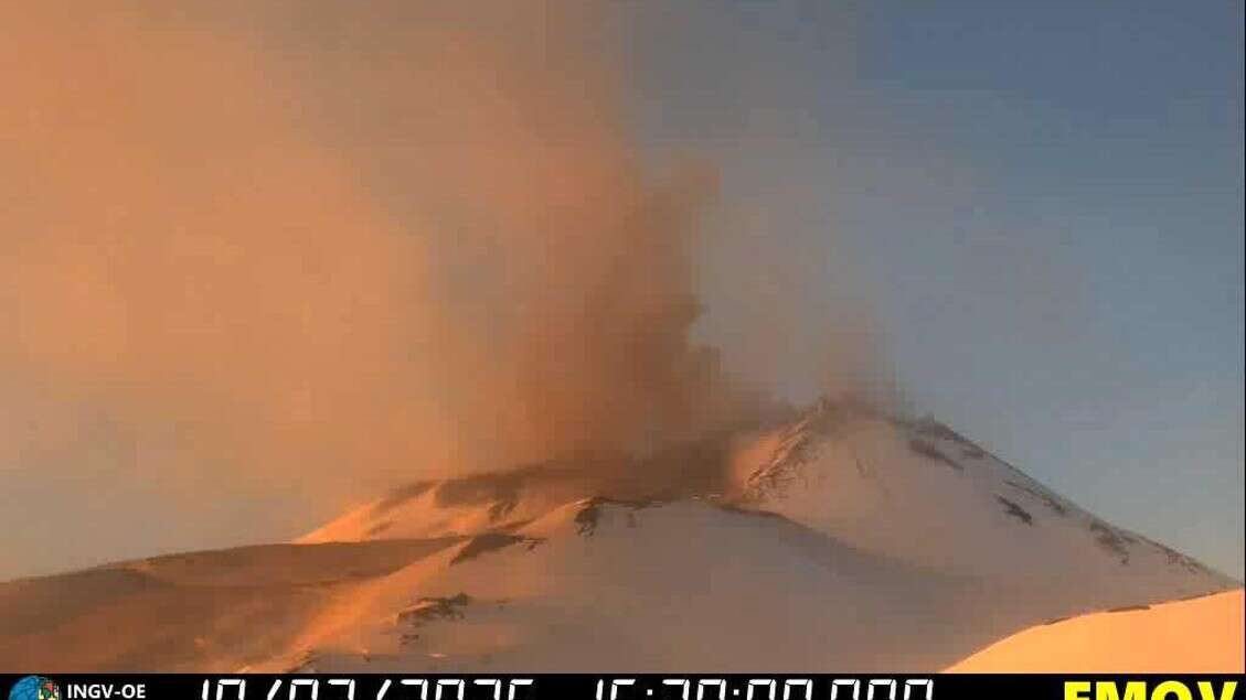 Ingv, sciame sismico sull'Etna, legato ad attività vulcano