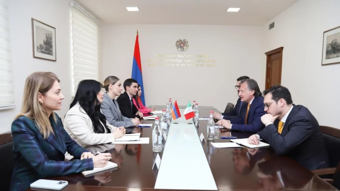L'amb. Ferranti incontra il ministro della giustizia armeno