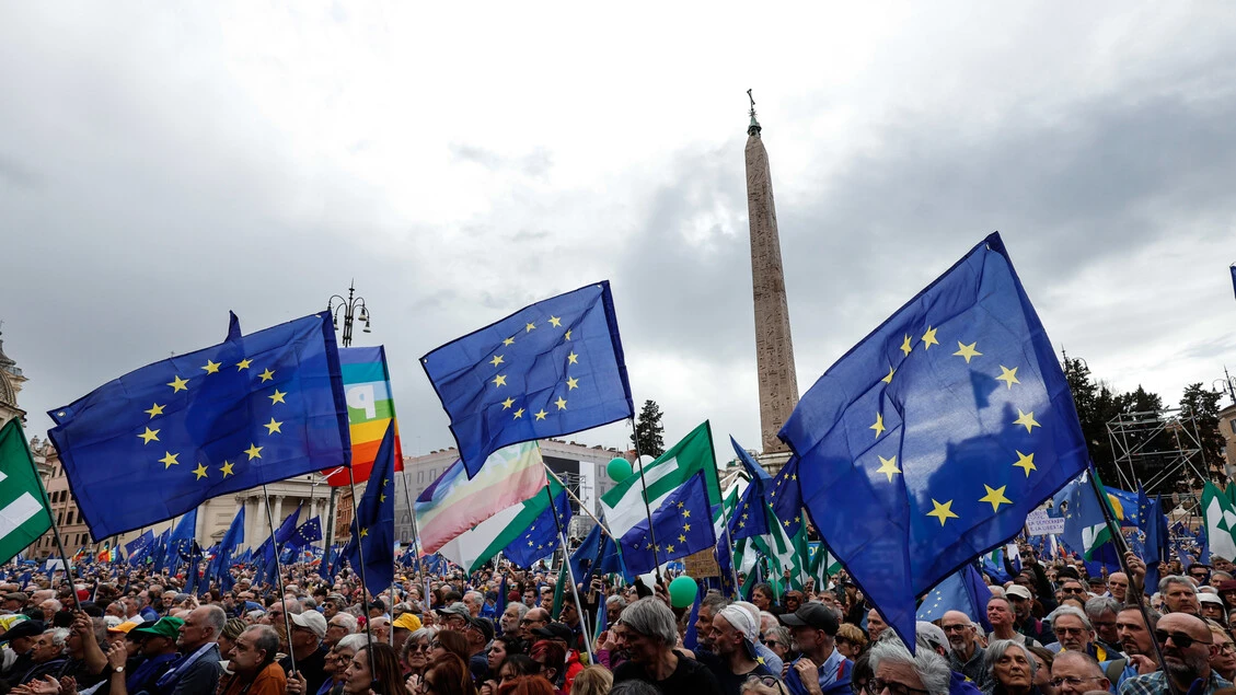 Organizzatori, almeno 30 mila persone a piazza del Popolo