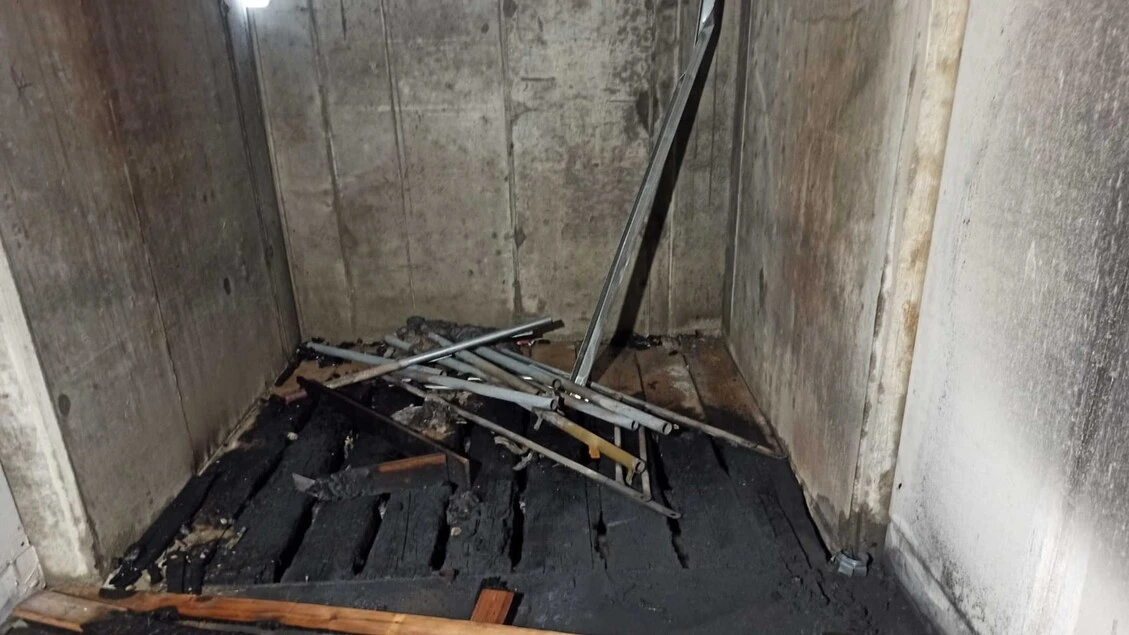 Incendio in vano ascensore ospedale in costruzione, ipotesi dolo